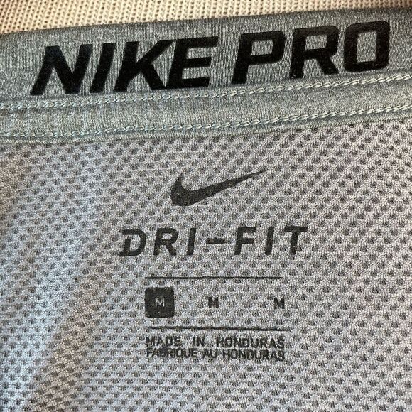 NikePro Dri FitLong Sleeve Athletic Shirt Size M EUC - Picture 7 of 9